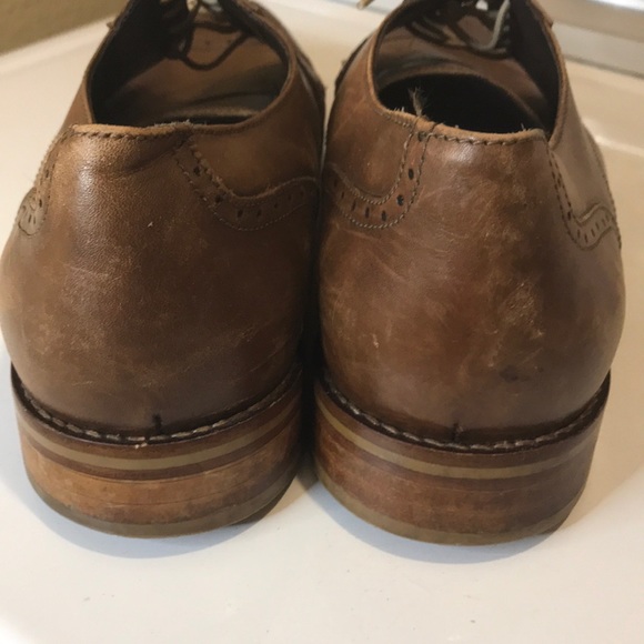 J & M Est. 1850 Conard Cap Toe Oxford Brown Wingtips Size 10.5 - Picture 3 of 15